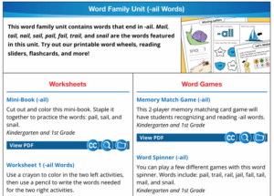 Word-Family-Units